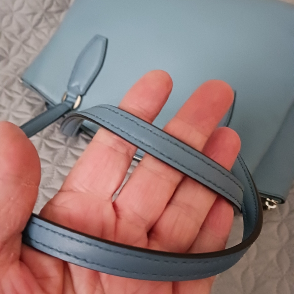 Kate Spade Monet blue pebbled leather shoulders bag - Picture 13 of 15